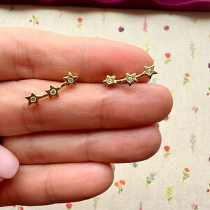 ASHA Star Ear Climber Earrings